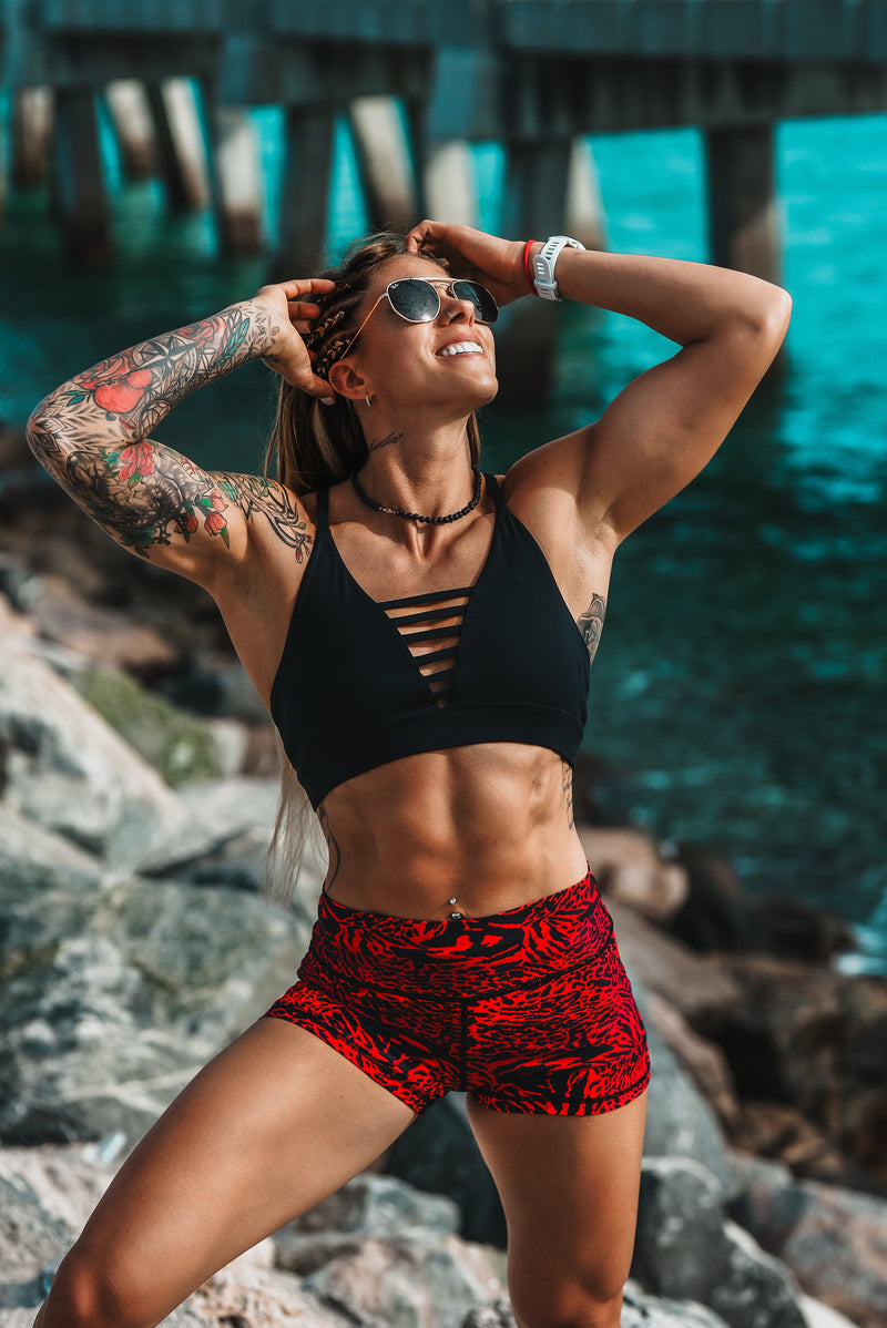 Load image into Gallery viewer, Peachy Athletic - So Seductive Squat-Proof Gym Shorts - Unicorn Collection
