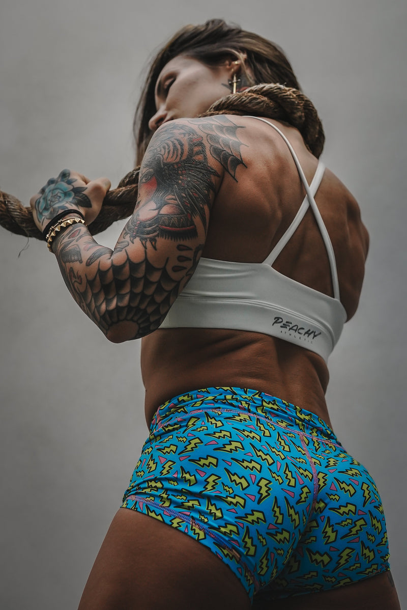 Load image into Gallery viewer, Peachy Athletic - Buzzed Squat-Proof Gym Shorts
