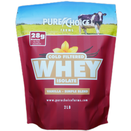 Pure Choice Farms - Whey Protein Isolate with Organic Vanilla