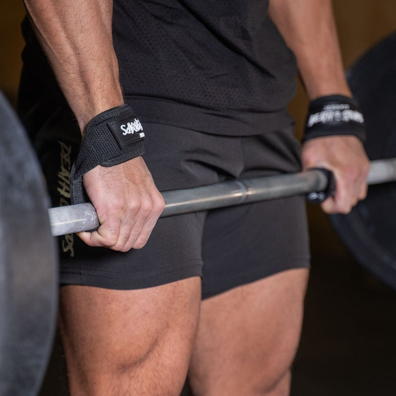Load image into Gallery viewer, JerkFit - JerkFit Death Straps, Traditional Lifting Straps with Double Sided Skull-Grip
