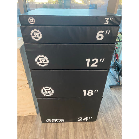 SFE - Foam Plyo Box - 5 Piece Set - 3",6",12",18",24" (New)