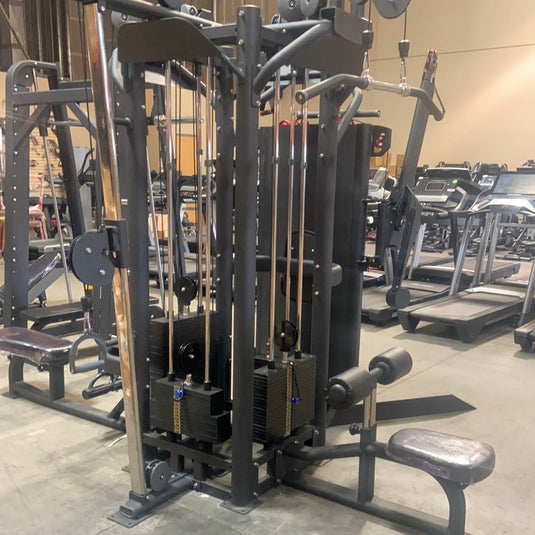 SFE - Commercial 4 Station Jungle Gym Machine with (4) Weight Stacks (New)