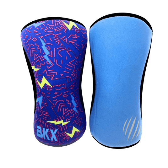 Bear KompleX - Knee Sleeves - Lightning with REVERSIBLE Blue