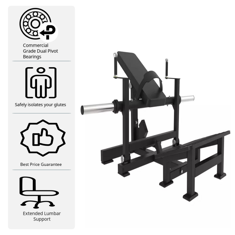Load image into Gallery viewer, SFE Commercial Plate Loaded Hip Thrust Glute Machine (New)
