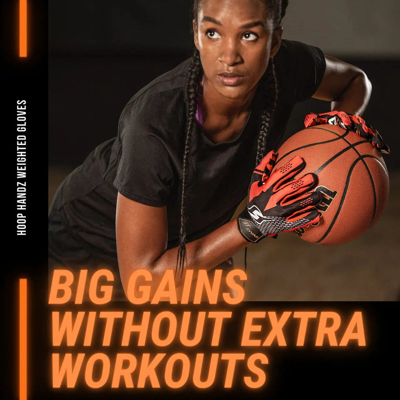 Load image into Gallery viewer, HoopsKing - Hoop Handz Weighted Basketball Gloves | Heavy | Increase Hand Speed
