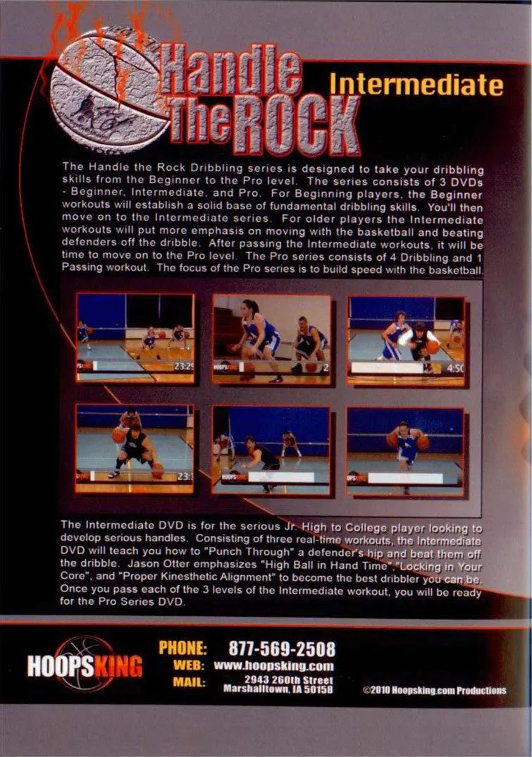 Load image into Gallery viewer, HoopsKing - Handle the Rock Intermediate Dribbling
