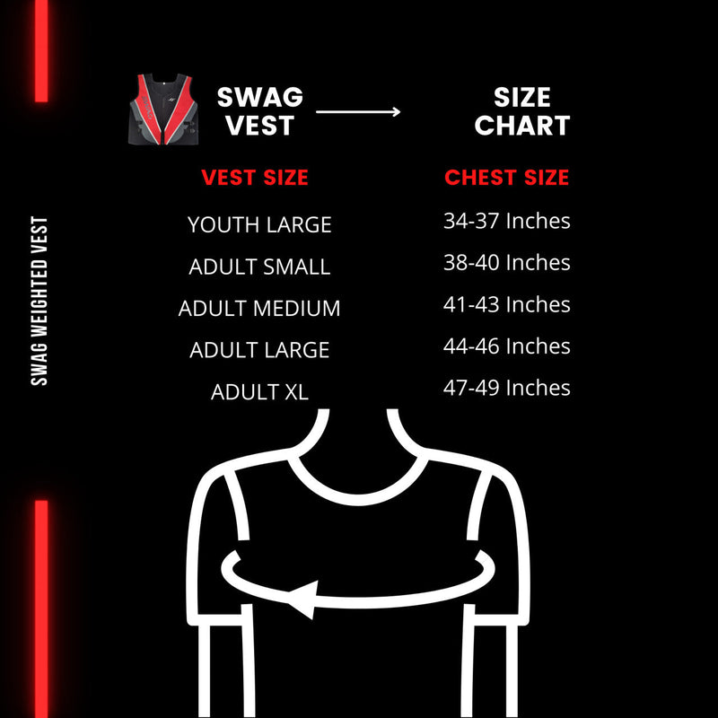 Load image into Gallery viewer, SWAG Adjustable Neoprene Weighted Training  Vest | Men Women
