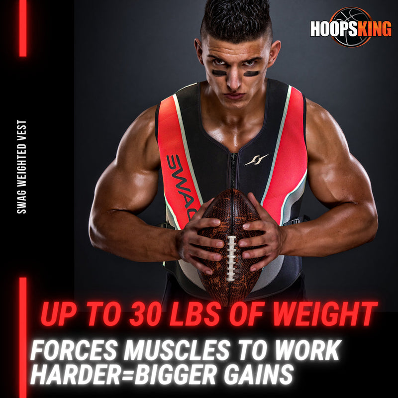 Load image into Gallery viewer, SWAG Adjustable Neoprene Weighted Training  Vest | Men Women
