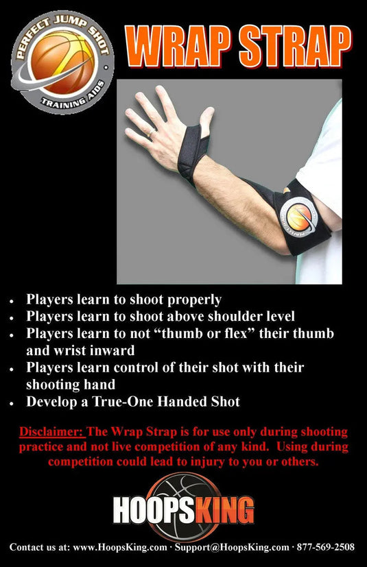 HoopsKing - Wrap Strap (Off Hand) | Basketball Shooting Aid