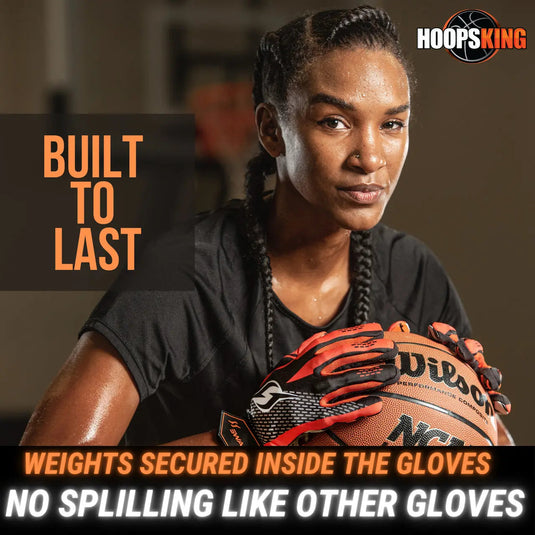 HoopsKing - Hoop Handz Weighted Basketball Gloves | Heavy | Increase Hand Speed