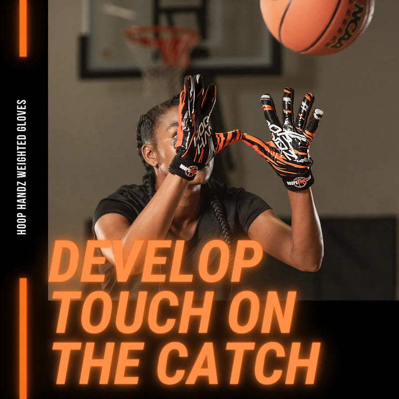Load image into Gallery viewer, HoopsKing - Hoop Handz Weighted Basketball Gloves | Heavy | Increase Hand Speed
