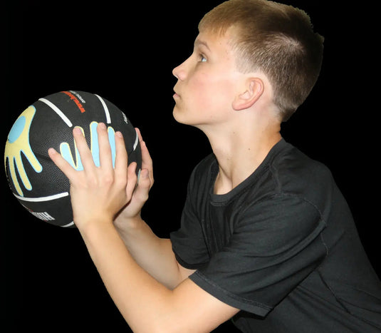 HoopsKing - Hands on Shooter Basketball w- Hand Placement