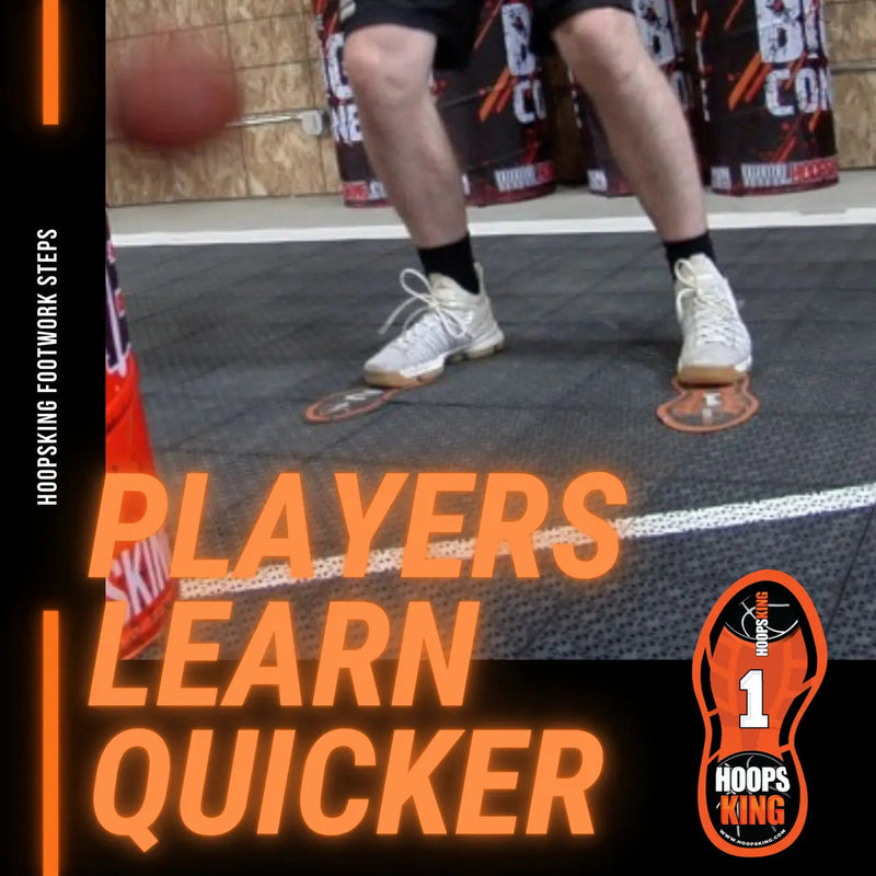 Load image into Gallery viewer, HoopsKing - HoopsKing Basketball Footwork Training Mat Steps
