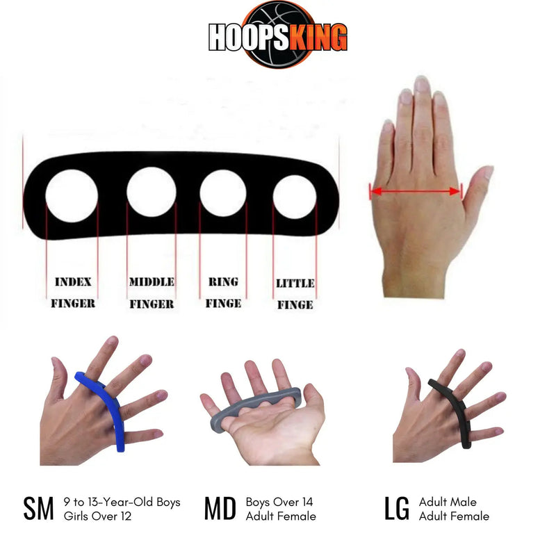 Load image into Gallery viewer, HoopsKing - Hot Shot Basketball Finger Spacing Training Aid
