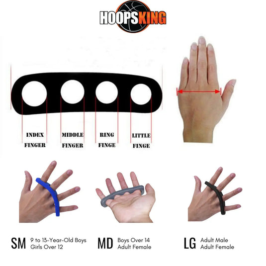 HoopsKing - Hot Shot Basketball Finger Spacing Training Aid