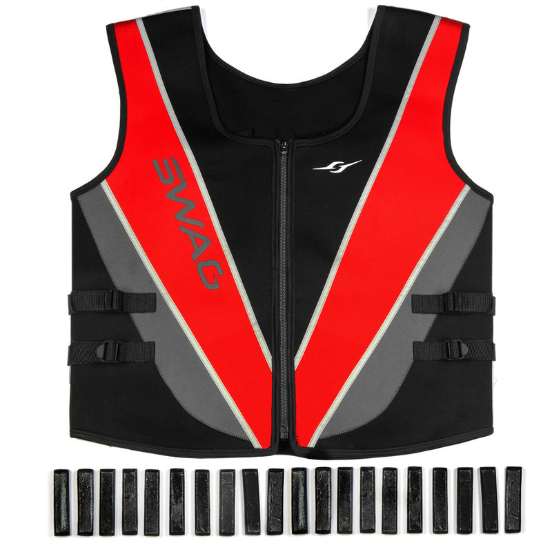 Load image into Gallery viewer, SWAG Adjustable Neoprene Weighted Training  Vest | Men Women
