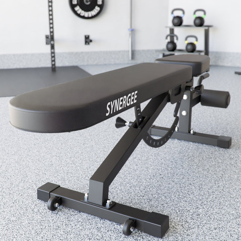 Load image into Gallery viewer, Synergee Adjustable Incline Decline Bench
