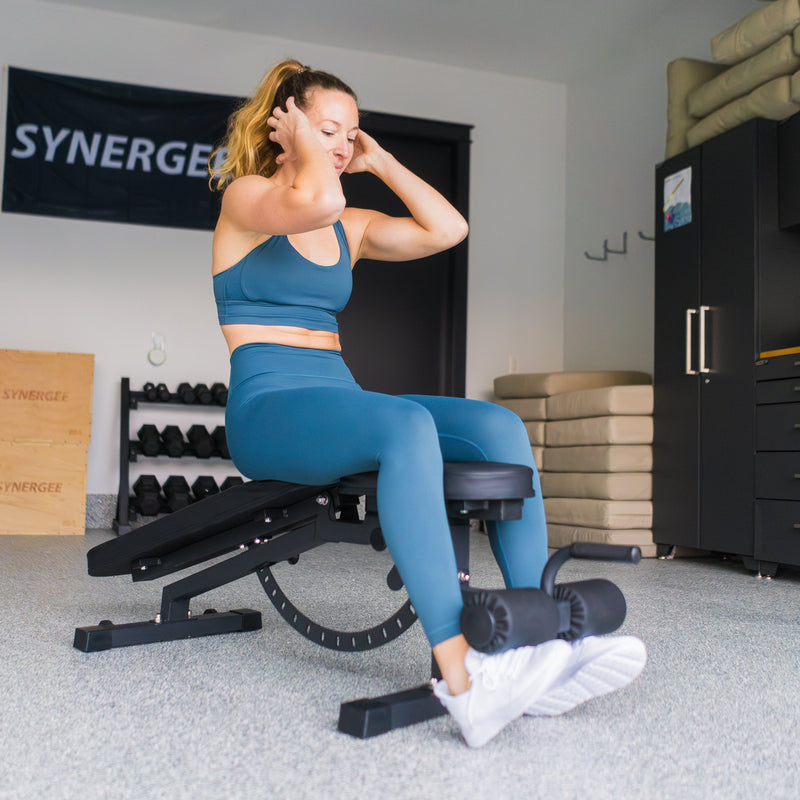 Load image into Gallery viewer, Synergee Adjustable Incline Decline Bench
