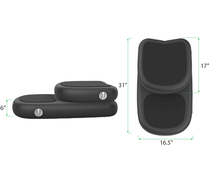 Load image into Gallery viewer, RevX Wellness - RevX Inflatable Barrel with Inflatable Steps
