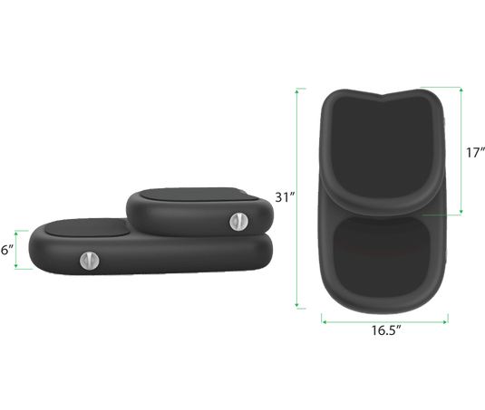 RevX Wellness - RevX Inflatable Barrel with Inflatable Steps