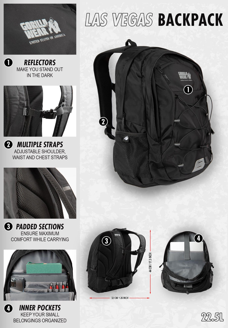 Load image into Gallery viewer, Las Vegas Backpack - Black
