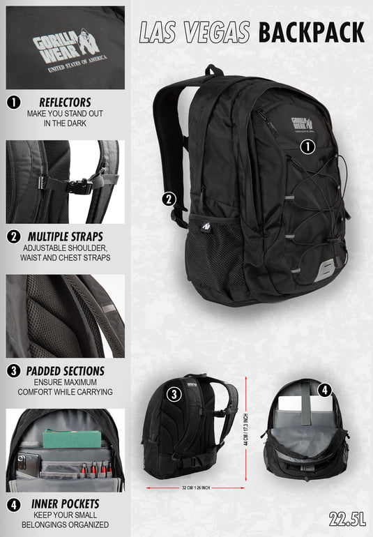 Las Vegas Backpack - Black