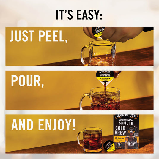Java House - Latte Cold Brew Coffee Pods Salted Caramel
