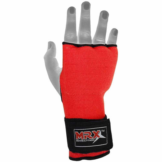 MRX - Inner Gel Gloves With Wraps Red
