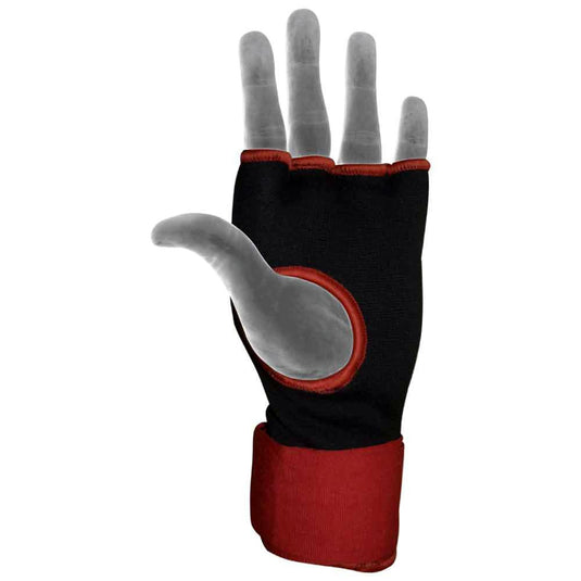 MRX - Boxing Inner Gloves Gel Pad With Wraps Black