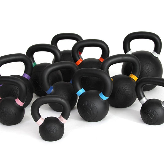 SMAI - Cast Iron Kettlebell Set 9lb-40lb with Storage Rack
