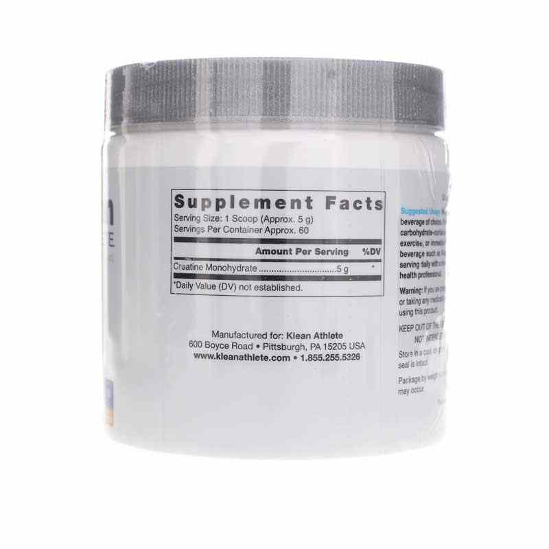 Load image into Gallery viewer, Klean Creatine supplement facts panel
