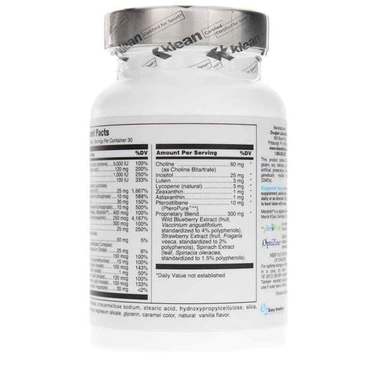 Klean Multivitamin bottle detail