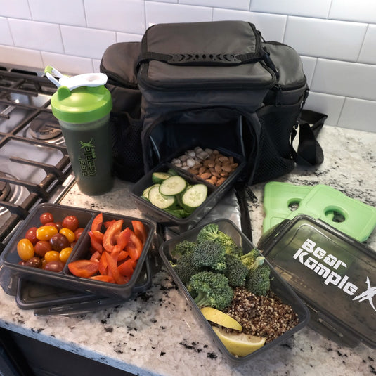 Bear KompleX - Meal Prep Bag with Food Containers