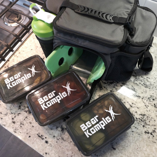 Bear KompleX - Meal Prep Bag with Food Containers