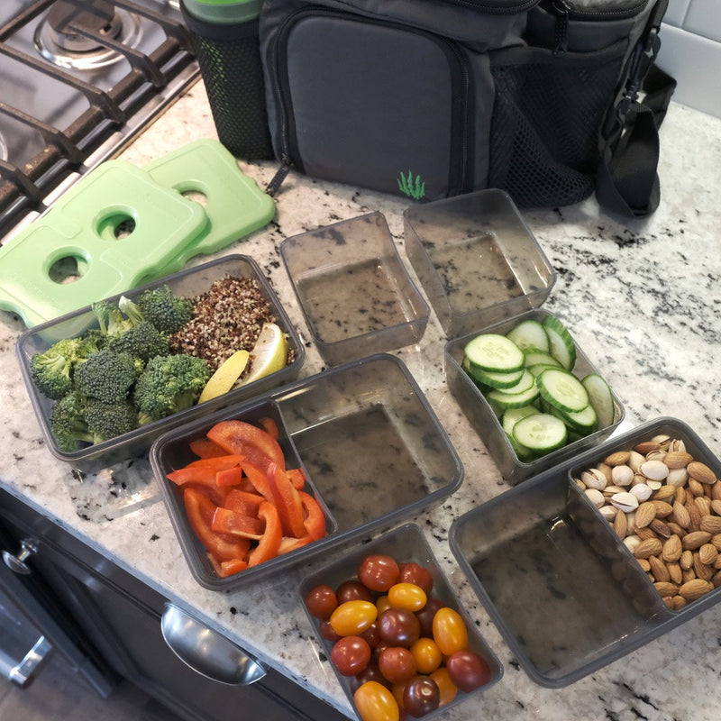 Load image into Gallery viewer, Bear KompleX - Meal Prep Bag with Food Containers

