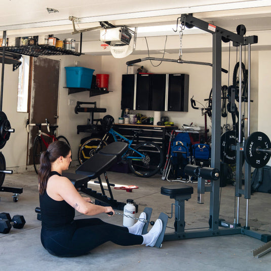XMARK - Lat Pull-Down Machine with Low-Row