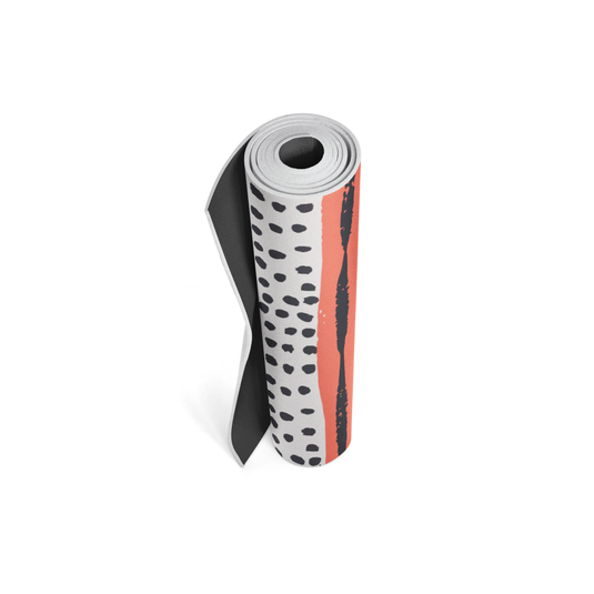 Yune Yoga - Yoga Mat | 6mm Thick | Orange | Non-Slip | Eco Friendly | Yune Yoga | Leo