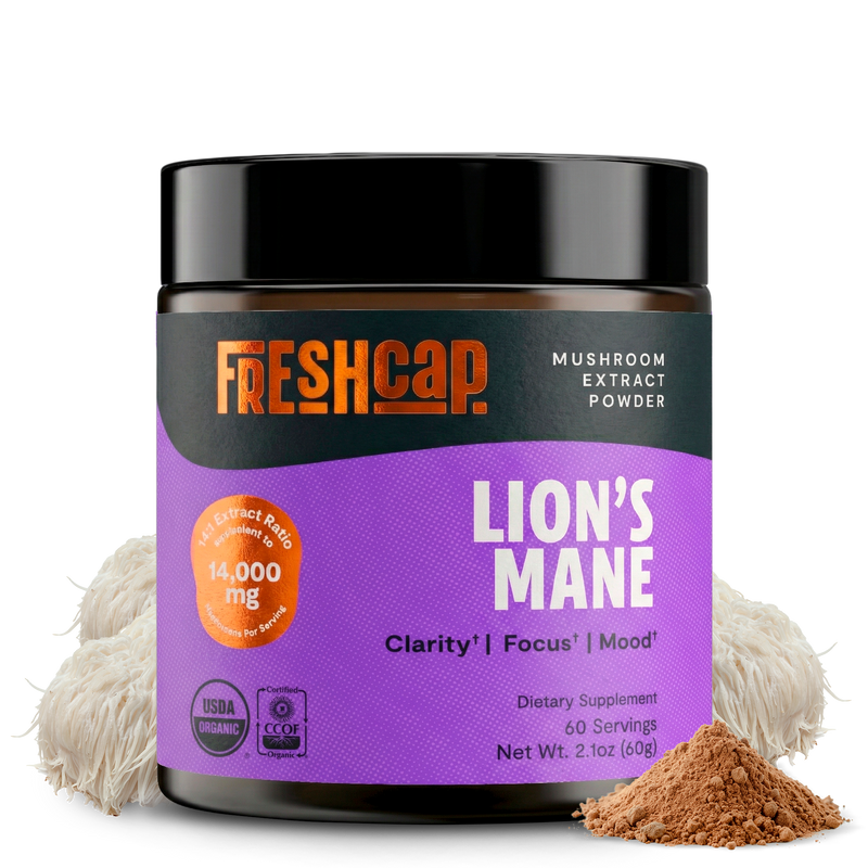 Load image into Gallery viewer, FreshCap Mushrooms - Organic Lion’s Mane Mushroom Powder
