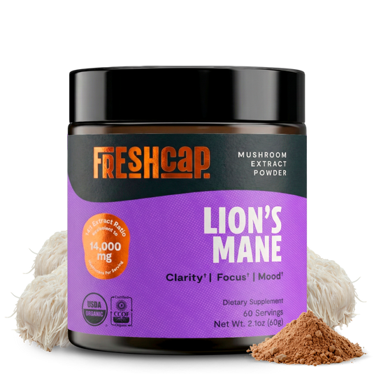 FreshCap Mushrooms - Organic Lion’s Mane Mushroom Powder