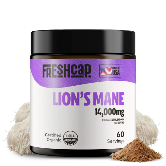 FreshCap Mushrooms - Organic Lion’s Mane Mushroom Powder