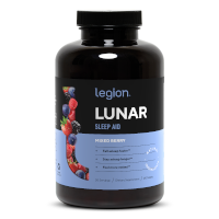 Load image into Gallery viewer, Legion Athletics Lunar Sleep Aid - 3g glycine, 500mcg melatonin, 400mg L-theanine, and 100mg GABA per serving, naturally sweetened
