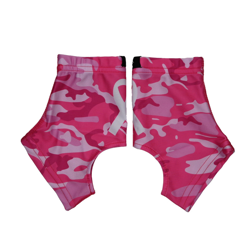 Load image into Gallery viewer, Elite Athletic Gear - Pink Camo Breast Cancer Awareness Cross Cleat Covers (Spats)
