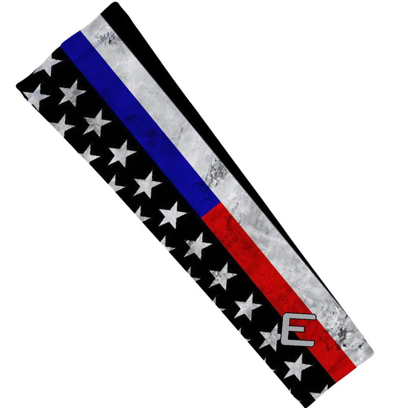 Load image into Gallery viewer, Elite Athletic Gear - Thin Red &amp; Blue Line Arm Sleeve
