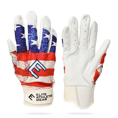 Elite Athletic Gear - Old glory batting gloves