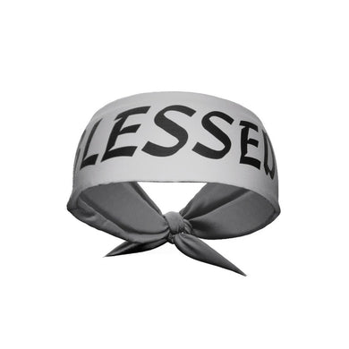 Elite Athletic Gear - Grey Blessed Tie Headband