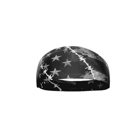 Elite Athletic Gear - barbed wire usa flag headband