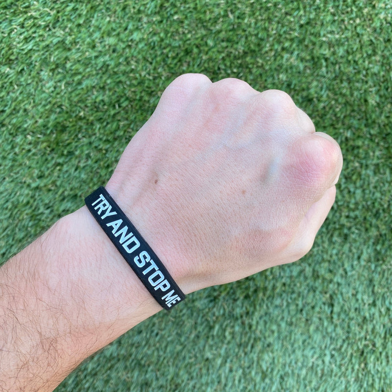 Load image into Gallery viewer, Elite Athletic Gear - Try and Stop Me Wristband
