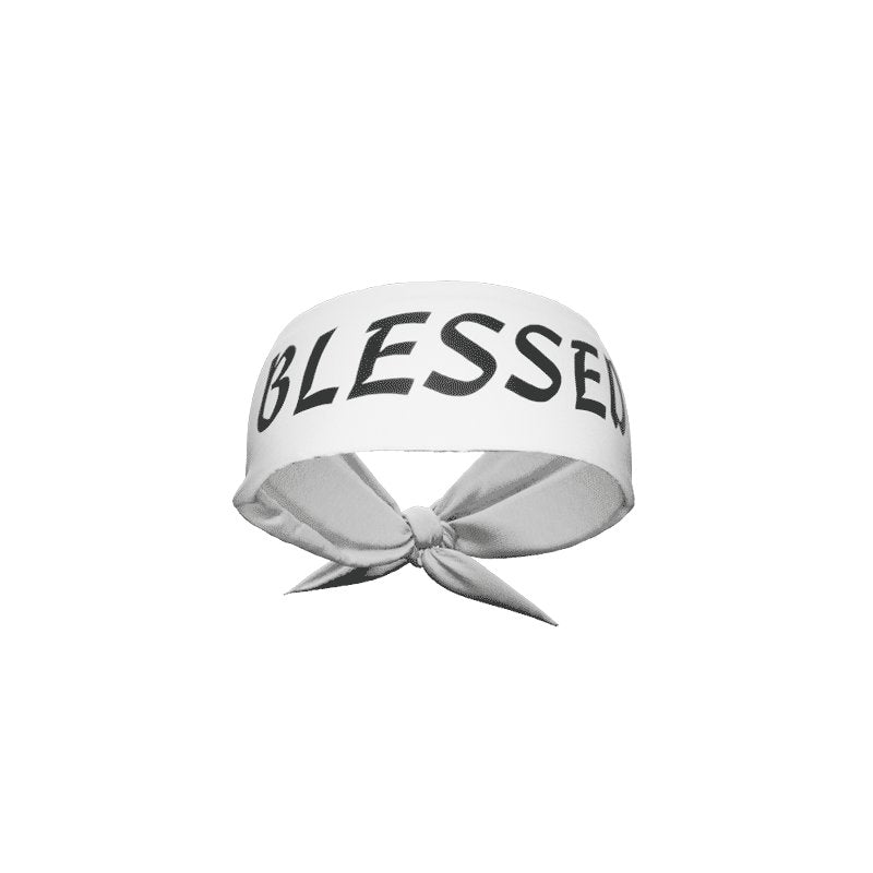Load image into Gallery viewer, Elite Athletic Gear - White Blessed Tie Headband
