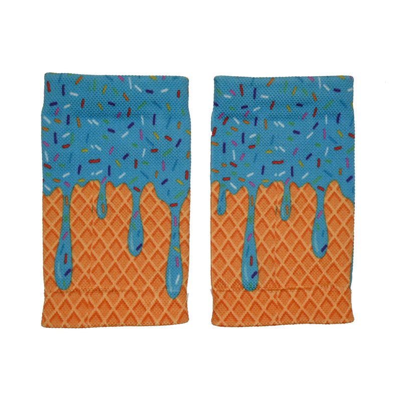 Load image into Gallery viewer, Blue Ice Cream Wrist Support Sleeves
