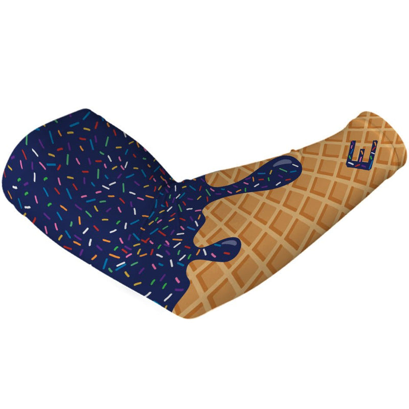 Load image into Gallery viewer, Elite Athletic Gear - Navy Ice Cream Arm Sleeve
